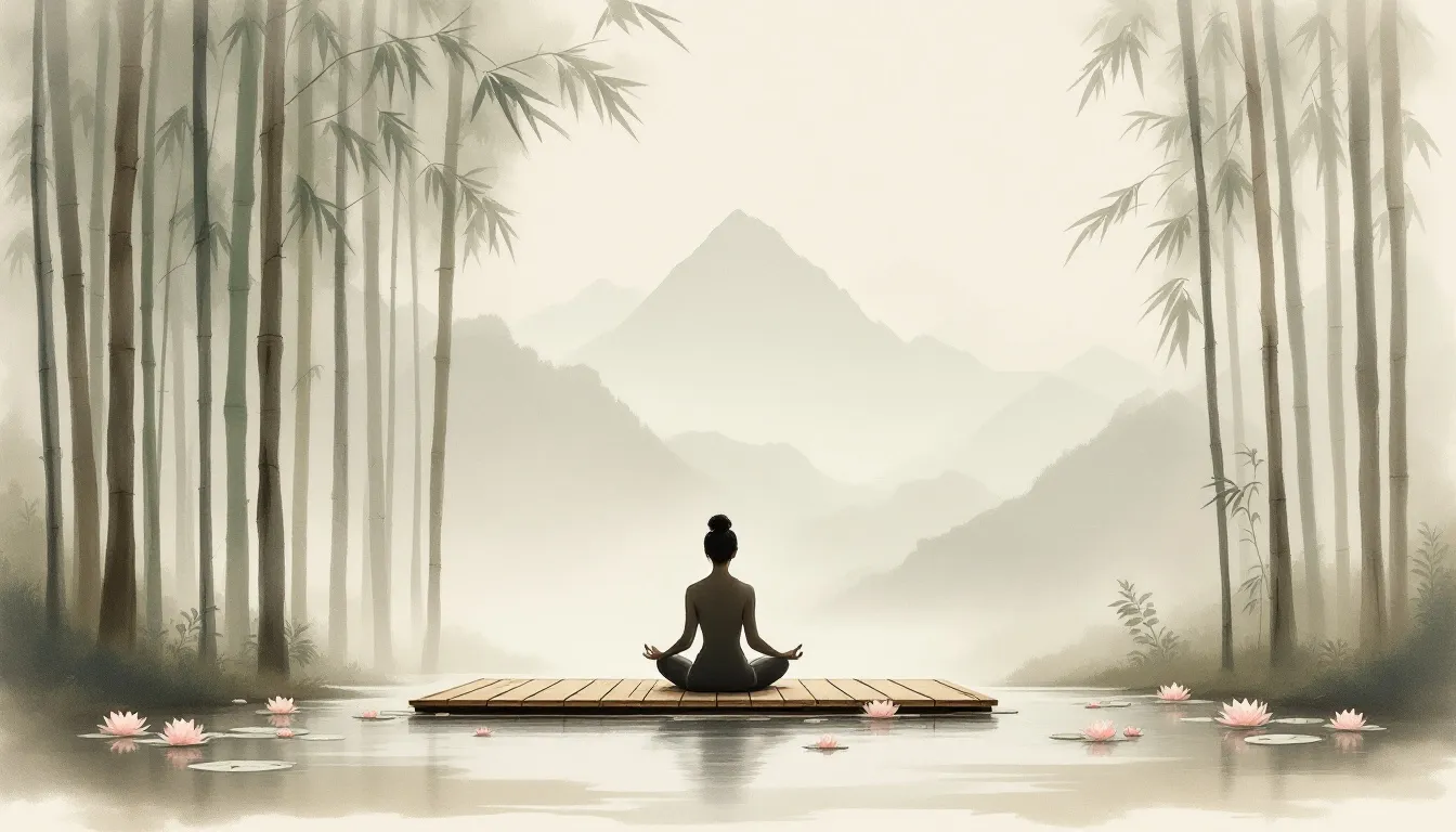 A visual representation of mental health benefits through mindfulness.